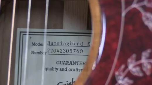 Epiphone - Limited Edition Hummingbird Koa Top 5
